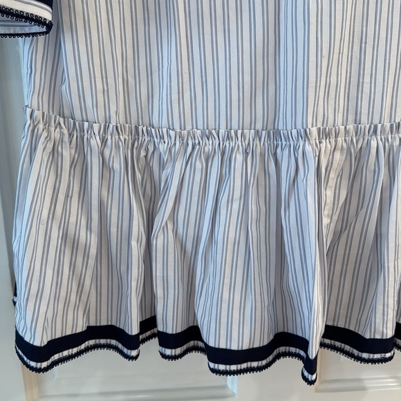 Tuckernuck Grosgrain Trim Oxford Stripe Bouvier Dress - Picture 5 of 16